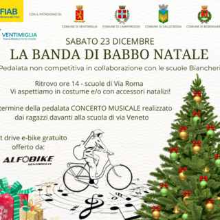 Pedalata di Natale tra Ventimiglia, Camporosso, Vallecrosia e Bordighera Pedalata di Natale tra Ventimiglia, Camporosso, Vallecrosia e Bordighera
