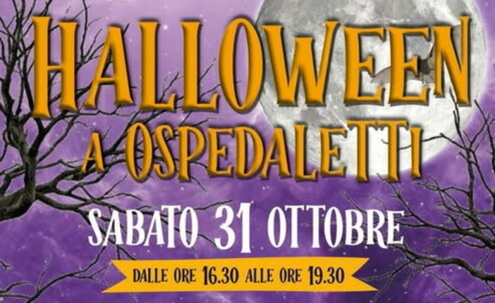 Ospedaletti si prepara ad Halloween: sabato 31 ottobre giochi, laboratori e merenda gratis per i bambini Ospedaletti si prepara ad Halloween: sabato 31 ottobre giochi, laboratori e merenda gratis per i bambini