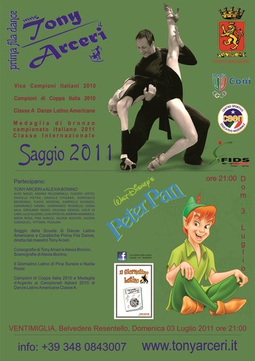 Ventimiglia. domenica al Resentallo, spettacolo di danze latino americane della Prima Fila Dance Ventimiglia. domenica al Resentallo, spettacolo di danze latino americane della Prima Fila Dance