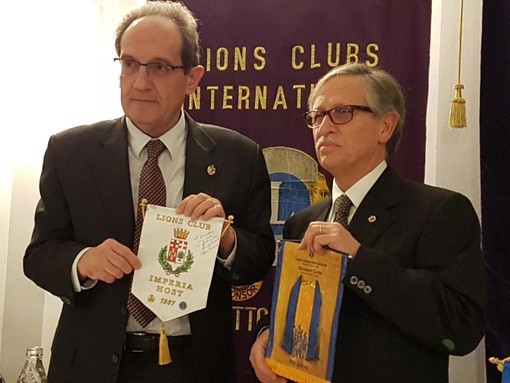 Imperia: visita del Governatore Giovanni Costa al Lions Club Imperia Host (Foto)