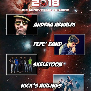 Si alza il sipario su Rock in the Casbah 2018: questa sera la "prima" con Andy Arnaldi, Pepè, Skeletoon e Nick’s Airlines Si alza il sipario su Rock in the Casbah 2018: questa sera la "prima" con Andy Arnaldi, Pepè, Skeletoon e Nick’s Airlines