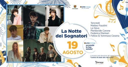 Sanremo, a Pian di Nave va in scena 'La Notte dei sognatori' Sanremo, a Pian di Nave va in scena 'La Notte dei sognatori'