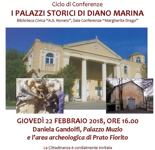 Mare, storia, archeologia: due settimane di appuntamenti culturali al palazzo del parco di Diano Marina Mare, storia, archeologia: due settimane di appuntamenti culturali al palazzo del parco di Diano Marina