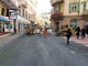 Sanremo: lavori questa mattina in via Matteotti per il passaggio dei cavi Rai verso piazza Borea D'Olmo (Foto)