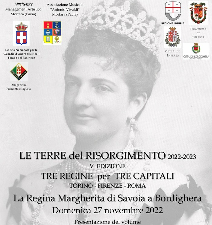 'Terre del Risorgomento", doppio appuntamento a Imperia e Bordighera