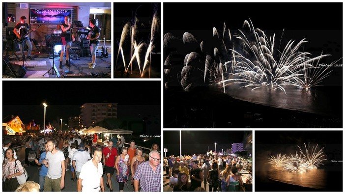 Vallecrosia: tanta gente ieri sera sul lungomare per 'Luppolo di Mare' e per i fuochi artificiali (Foto) Vallecrosia: tanta gente ieri sera sul lungomare per 'Luppolo di Mare' e per i fuochi artificiali (Foto)