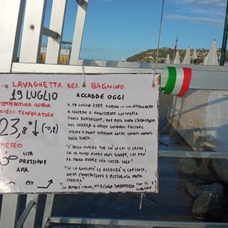 Sanremo: oggi la 'Lavagnetta del Bagnino' agli 'Euro Nettuno' è dedicata all'anniversario della strage di Palermo Sanremo: oggi la 'Lavagnetta del Bagnino' agli 'Euro Nettuno' è dedicata all'anniversario della strage di Palermo