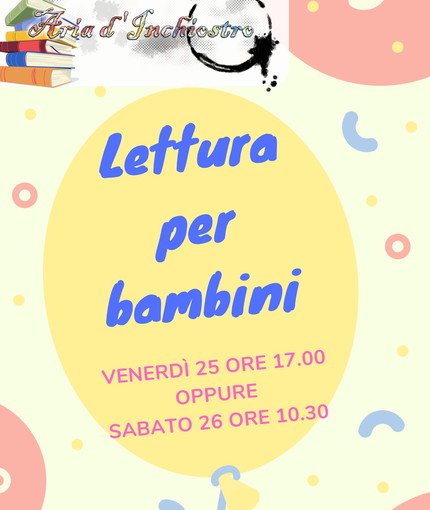 Arma di Taggia: serie di incontri nel prossimo weekend alla libreria 'Aria d'inchiostro' della Riviera Shopville Arma di Taggia: serie di incontri nel prossimo weekend alla libreria 'Aria d'inchiostro' della Riviera Shopville