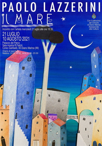 Diano Marina: a Palazzo del Parco continua la mostra di Paolo Lazzerini dedicata al tema de 'Il mare' Diano Marina: a Palazzo del Parco continua la mostra di Paolo Lazzerini dedicata al tema de 'Il mare'