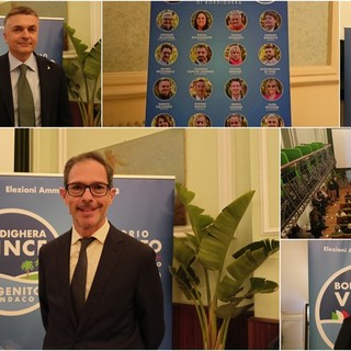 Bordighera alle amministrative, Ingenito presenta la sua squadra: "I cittadini chiedono continuità" (Foto e video)