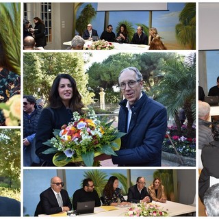 Sanremo: Daniela Ferolla e Giuseppe Calabrese pronti ad un 'bagno' nei fiori con 'Linea Verde' di domenica (Foto e Video)