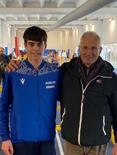 Nella foto Lorenzo Rolando con Sergio Cagnati