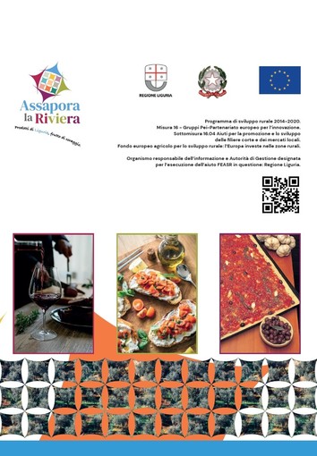 "Assapora la Riviera", giovedì evento finale di progetto nell'ambito della Misura 16.4 del Programma di Sviluppo Rurale 2014-2020