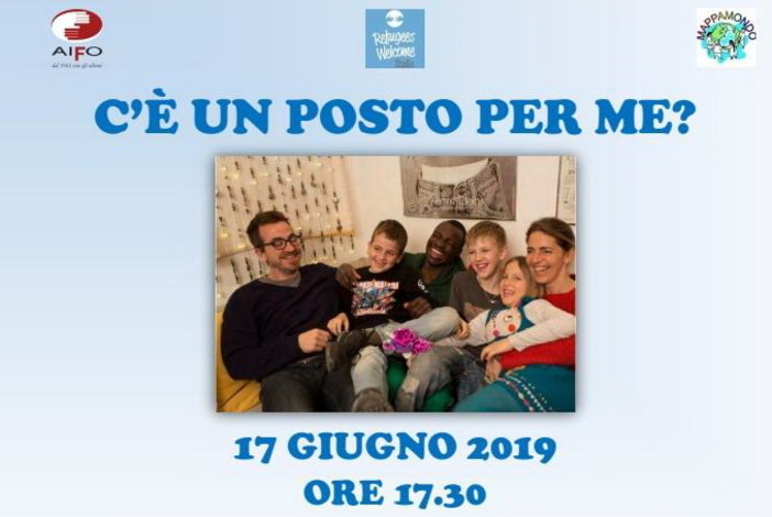 San Bartolomeo al Mare: lunedì prossimo l'evento 'C'è un posto per me?', promosso dall'associazione 'Refugee Welcome Imperia'