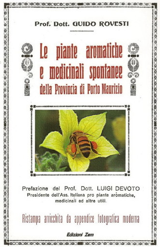 Carpasio: sabato prossimo la presentazione del libro 'Le Piante Aromatiche e Medicinali Spontanee della Provincia di Porto Maurizio'
