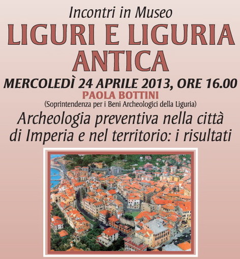 Diano Marina: oggi pomeriggio alle 16 terzo appuntamento con la dott.ssa Paola Bottini