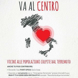 Terremoto: la Coop avvia una campagna di solidarietà a sostegno delle vittime del sisma