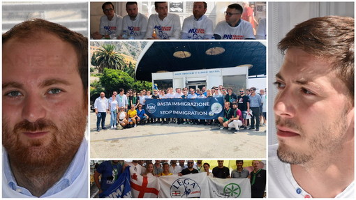 Mentone: Lega imperiese e cuneese insieme al Front National per dire stop all'immigrazione (Foto e Video) Mentone: Lega imperiese e cuneese insieme al Front National per dire stop all'immigrazione (Foto e Video)