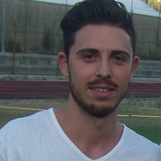 Nella foto Lorenzo Vecchiotti, attaccante del Bordighera Sant'Ampelio