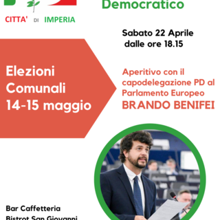 Imperia: sabato prossimo in piazza San Giovanni la presentazione della lista del Partito Democratico