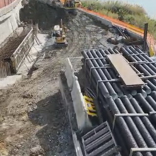 Sanremo: proseguono i lavori di consolidamento alla 'Vesca', termine previsto tra un anno Sanremo: proseguono i lavori di consolidamento alla 'Vesca', termine previsto tra un anno