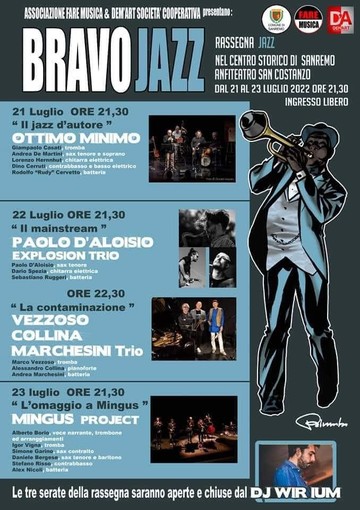 Sanremo: a San Costanzo è tutto pronto, questa sera il via alla 9ª edizione di Bravo Jazz