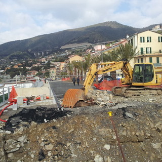 Al via i lavori sulla pista ciclabile in corrispondenza del rio Noci sul lungomare di Ospedaletti Al via i lavori sulla pista ciclabile in corrispondenza del rio Noci sul lungomare di Ospedaletti