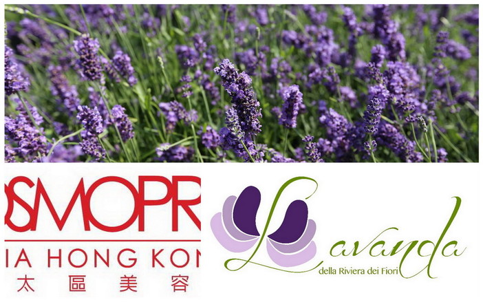 I prodotti della 'Lavanda della Riviera dei Fiori' alla 23a edizione di 'Cosmoprof Asia' ad Hong Kong