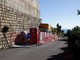 Il cantiere per l'ampliamento del cimitero di Bussana Vecchia Il cantiere per l'ampliamento del cimitero di Bussana Vecchia