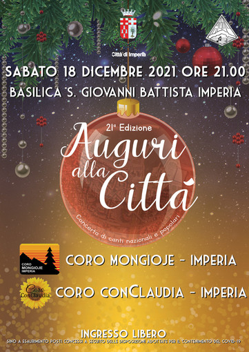 Sabato torna “Auguri alla Città”, la 21ª rassegna natalizia del Coro Mongioje