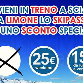 Da metà gennaio due treni speciali da Arma di Taggia e Ventimiglia per Limone Piemonte: al via l’operazione “Torino-Cuneo-Nizza Je t’aime”