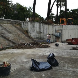 I lavori all'auditorium Alfano