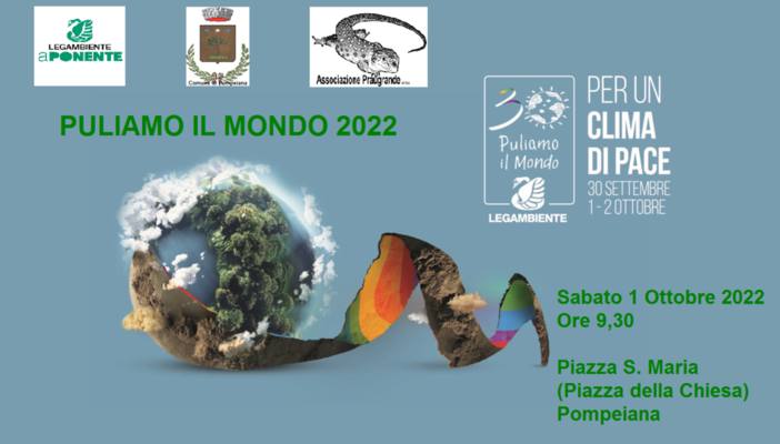 L'associazione Praugrande di Pompeiana aderisce all'iniziativa "Puliamo il Mondo"