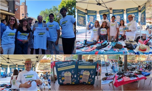 Lotta alla contraffazione, "diamo un taglio al falso": a Ventimiglia iniziativa di sensibilizzazione italo-francese (Foto e video) Lotta alla contraffazione, "diamo un taglio al falso": a Ventimiglia iniziativa di sensibilizzazione italo-francese (Foto e video)