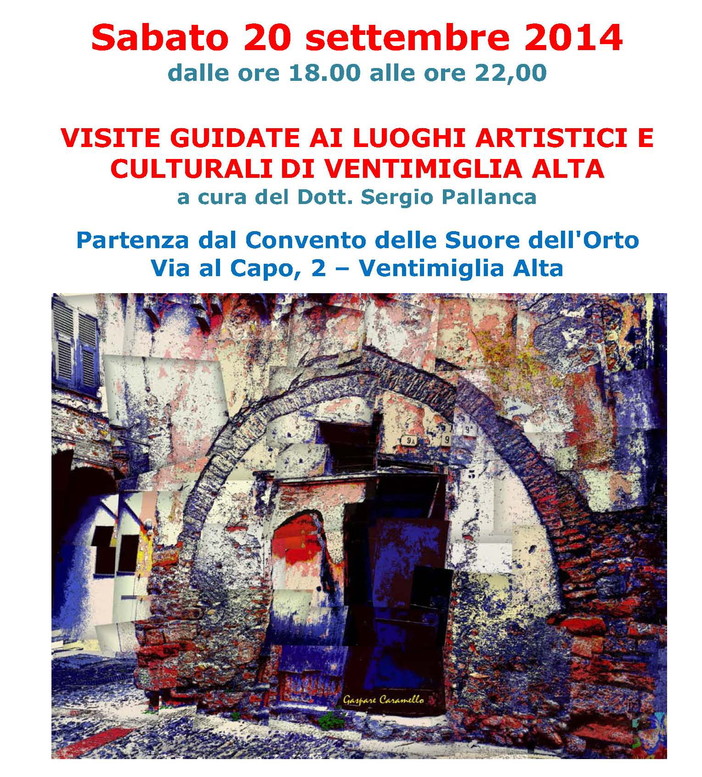 Sabato prossimo una full immersion nel patrimonio storico, artistico e culturale di Ventimiglia Alta