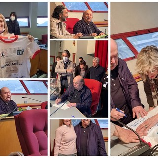 Taggia: serata in Comune ieri per Lino Banfi che oggi riceverà la cittadinanza onoraria in piazza Chierotti