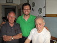 Sandro Panizzi insieme al prof. Orazio Grossi, già prima viola dell'Accademia Nazionale di S. Cecilia e del prof. Ludovico Tramma, violinista dell'Opera di Roma Sandro Panizzi insieme al prof. Orazio Grossi, già prima viola dell'Accademia Nazionale di S. Cecilia e del prof. Ludovico Tramma, violinista dell'Opera di Roma