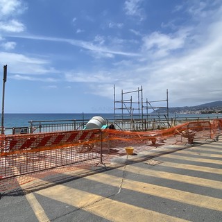 Uno dei cantieri di strada Tre Ponti Uno dei cantieri di strada Tre Ponti