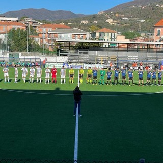 Imperia calcio, pari per 2-2 a Lavagna. I neroazzurri reagiscono con la 'cura Bencardino' ma non muovono la classifica
