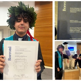 Bordighera, Rubens Sattanino si laurea all'università Bocconi (Foto) Bordighera, Rubens Sattanino si laurea all'università Bocconi (Foto)