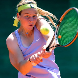 Ludmilla Samsonova, che si allena da quattro anni a Bordighera, ha vinto a Roma il suo primo titolo Itf (foto Panunzio)