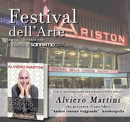 Sanremo: venerdì 10 febbraio, vernissage mostra ‘Festival dell’Arte’ con lo stilista Alviero Martini Sanremo: venerdì 10 febbraio, vernissage mostra ‘Festival dell’Arte’ con lo stilista Alviero Martini
