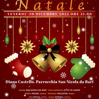 Diano Castello: venerdì prossimo, Concerto di Natale nella Chiesa parrocchiale Diano Castello: venerdì prossimo, Concerto di Natale nella Chiesa parrocchiale