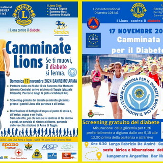 Domenica 17 novembre 'Camminata per il Diabete dei Lions': promuovere la Salute e la Consapevolezza Domenica 17 novembre 'Camminata per il Diabete dei Lions': promuovere la Salute e la Consapevolezza
