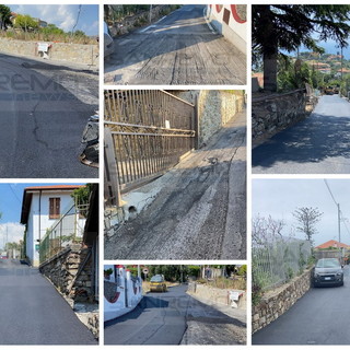 Sanremo: dopo tanti anni acqua, gas e un asfalto nuovo per i residenti di zona Peiranze e Pian dei Bosi (Foto)