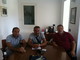 Da sinistra, Marcello De Michelis presidente della Confcooperative di Imperia; Massimo Scialanca responsabile Fisascat - CISL; Sergio Oderda, presidente de Il Cammino. Da sinistra, Marcello De Michelis presidente della Confcooperative di Imperia; Massimo Scialanca responsabile Fisascat - CISL; Sergio Oderda, presidente de Il Cammino.