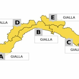 Maltempo in arrivo, scatta l'allerta gialla anche nel Ponente: temporali fino a domenica pomeriggio