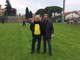 Il presidente del San Bartolomeo Calcio Antonello Miglio con l'allenatore Sauro Marinelli