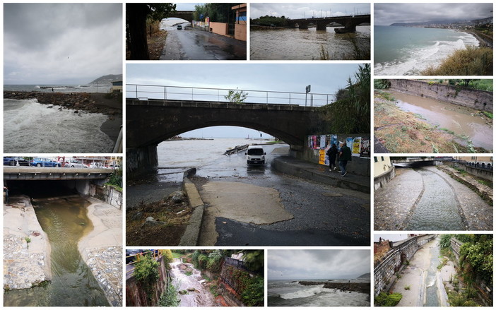 E' passato lo stato di allerta meteo 'rosso': sull'imperiese è andata bene ma ora c'è il timore di frane (Video)