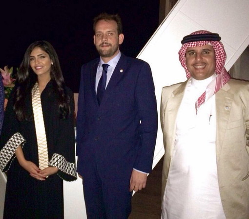 Marcello 1° di Seborga a cena con un Principe in Arabia Saudita: il tweet della principessa